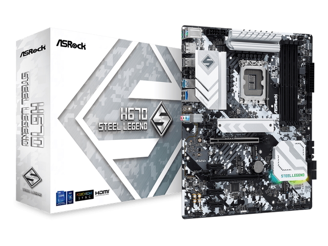 ASRock H670 Steel Legend インテル 600シリーズ LGA1700対応 intel