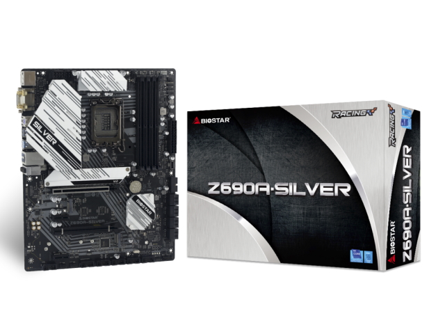 BIOSTAR Z690A-SILVER インテル 600シリーズ LGA1700対応 intel Z690 