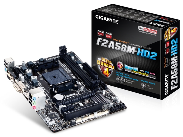 GIGABYTE GA-F2A58M-HD2 AMD Axxシリーズ Socket FM2+対応 AMD A58