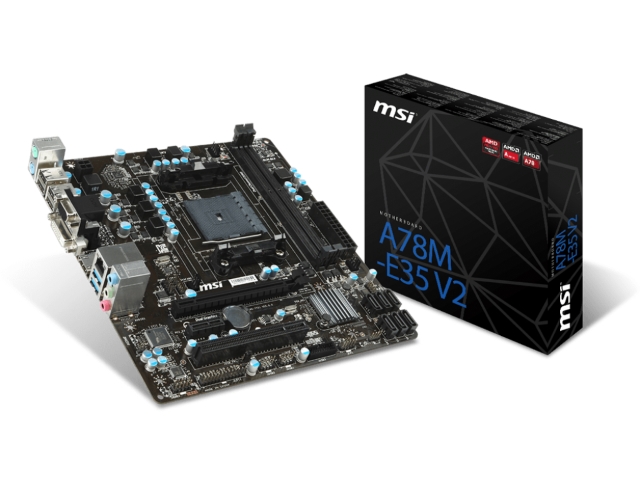 MSI A78M-E35 V2 AMD Axxシリーズ Socket FM2+対応 AMD A78