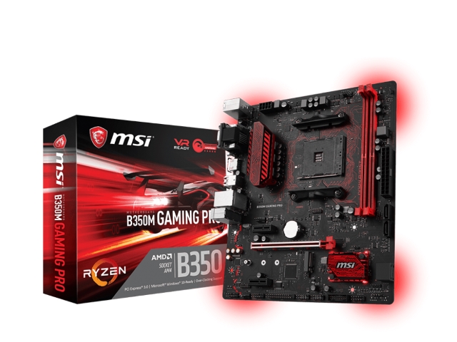 MSI B350M GAMING PRO AMD 300シリーズ Socket AM4対応 AMD B350チップ