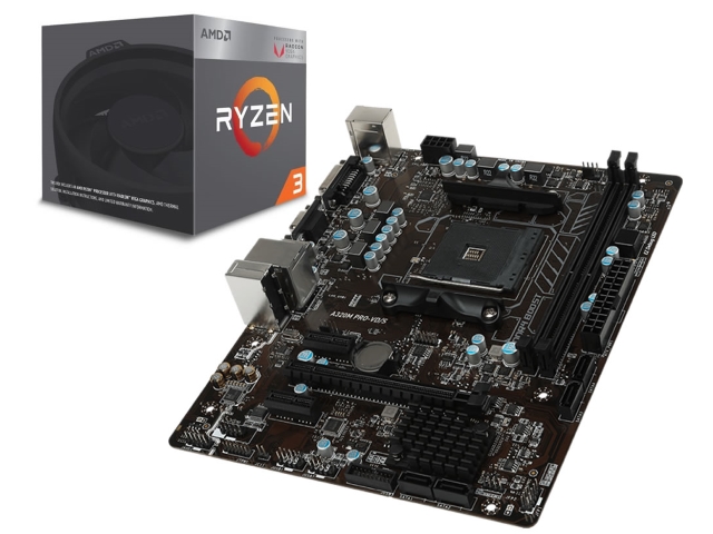 未使用 ryzen3 2200g msi a320m Amazon.com: MSI ProSeries AMD A320 1st, 2nd, 3rd Gen Ryzen
