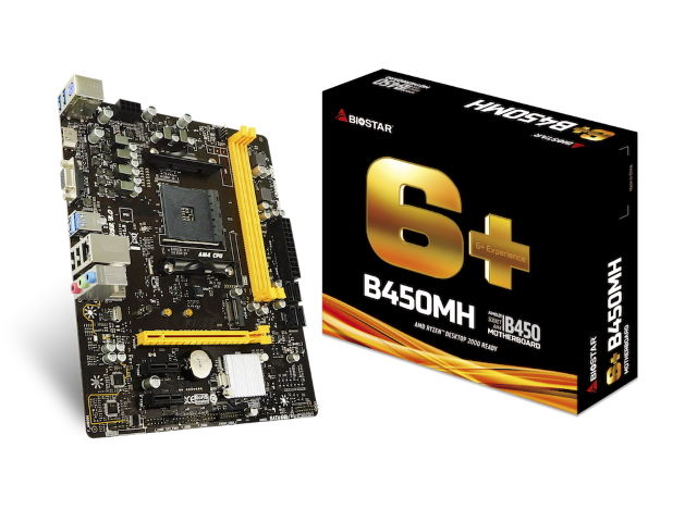 BIOSTAR B450MH AMD 400シリーズ Socket AM4対応 AMD B450チップセット