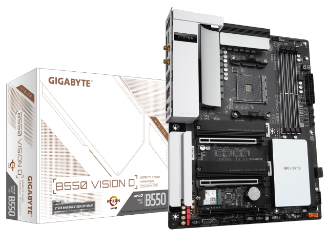 GIGABYTE B550 VISION D AMD 500シリーズ Socket AM4対応 AMD B550