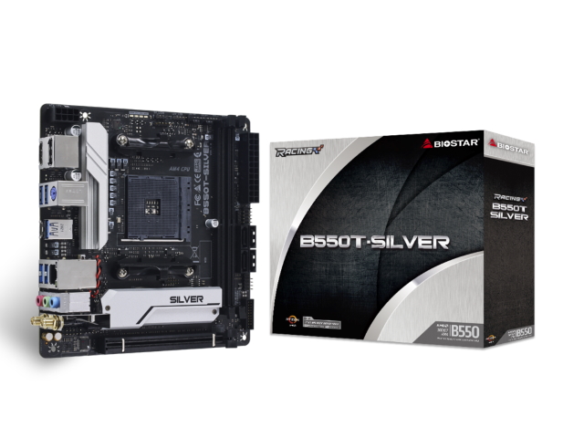 【動作品】B550T-SILVER マザーボード AM4ソケット 動作品】B550T-SILVER マザーボード AM4ソケット Mini-ITXで2.5