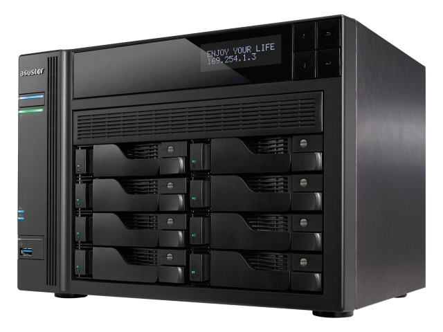 asustor AS7008T NAS 8ベイ本体のみ ASUSTOR AS7008T AS 70 中小企業および SOHO向け高性能 8ベイNAS
