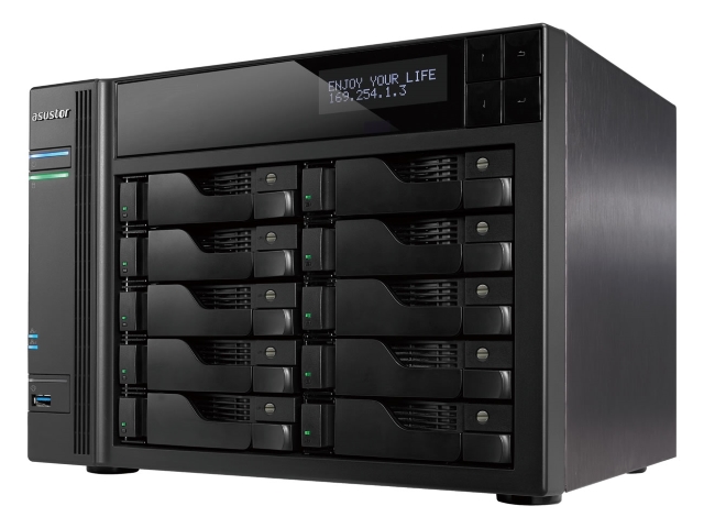 外付けハードディスク・ドライブ ASUSTOR AS7010T NAS ASUSTOR AS7010T AS 70 中小企業および SOHO向け高性能 10ベイ