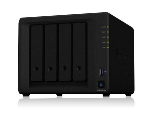 【中古】「未使用品」（NASキット）Synology DiskStation DS418play [4ベイ /  デュアルコアCPU搭載 / 2GBメモリ搭載] マルチメディアサーバーに最適 13410262.jpg