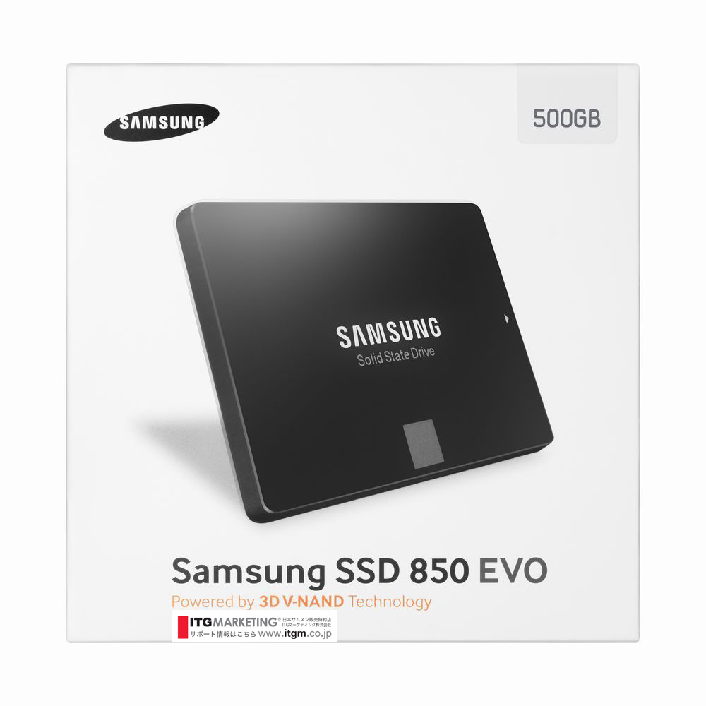 内蔵型SSD SSD SATA 500G SAMSUNG 850EVO MZ-75E500 SAMSUNG MZ-75E500B/IT SSD 850 EVO - 製品詳細 | パソコンSHOPアーク