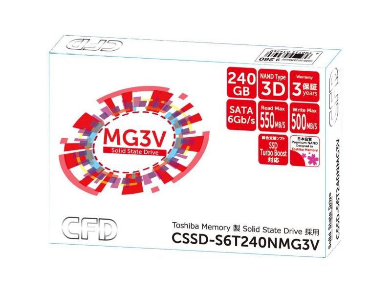 CFD SSD-S6T240NMG3V - 製品詳細 | パソコンSHOPアーク（ark）