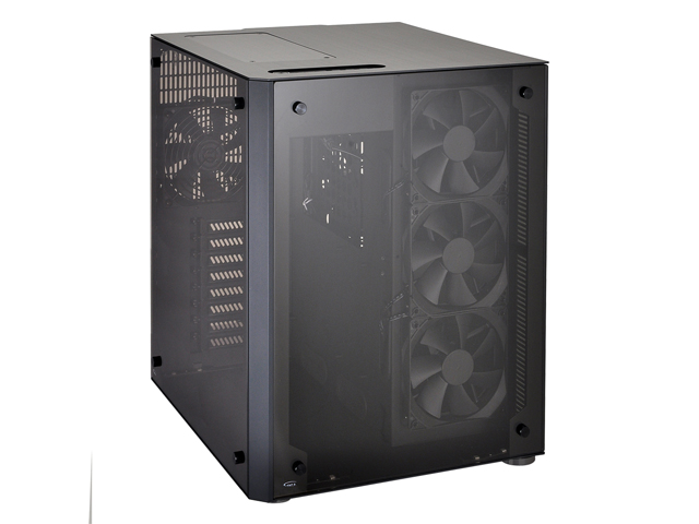 Lian-Li PC-O8WX PC-O ATX対応、側面強化ガラスパネル、LED