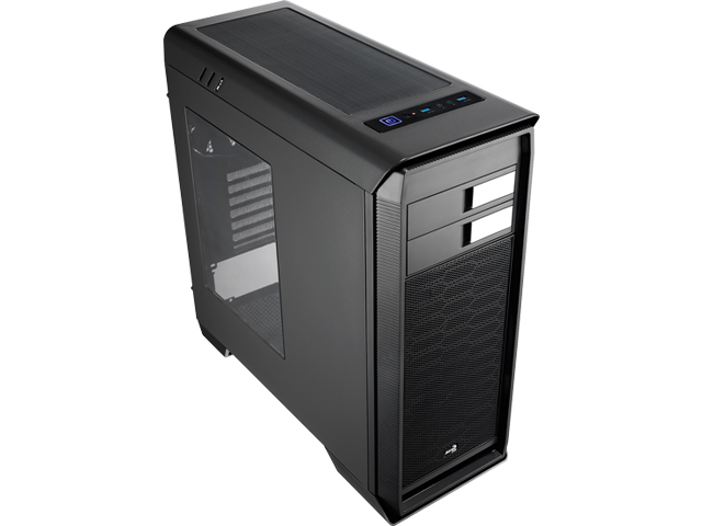 Aerocool Aero-1000 Black PGS A ATX対応、冷却重視設計、窓あり