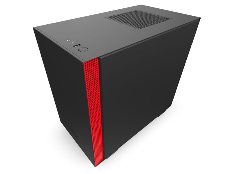 NZXT H210i Mini-ITX ケース ブラック/レッド Amazon.co.jp: NZXT H210i mini-ITXケース RGB LED発光&ファン