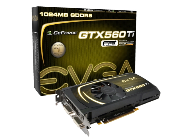 eVGA GeForce GTX 560 Ti FPB (01G-P3-1561 / 国内代理店版) - 製品