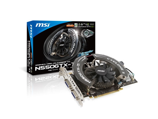 MSI N550GTX-Ti Cyclone II 1G D5 OC - 製品詳細 | パソコンSHOPアーク
