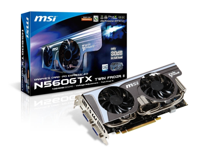 MSI N560GTX Twin Frozr II OC - 製品詳細 | パソコンSHOPアーク（ark）