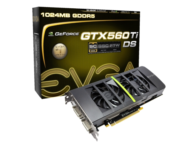 eVGA GeForce GTX 560 Ti DS Superclocked (01G-P3-1567 / 国内