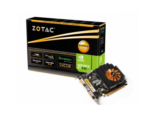 ZOTAC ZOTAC ZT-60404-10L GeForce GT 630 Synergy Edition 1GB ZOTAC ZOTAC ZT-60404-10L GeForce GT 630 Synergy Edition 1GB