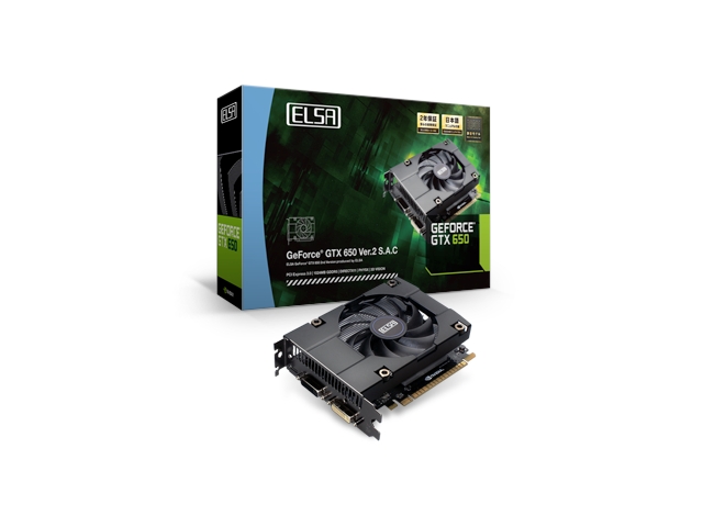 【中古】ELSA NVIDIA GeForce グラフィックボード GTX650搭載 1GB VD4890 GD650-1GERX2 ELSA ELSA GeForce GTX 650 Ver.2 1GB S.A.C GD650-1GERX2 - 製品詳細