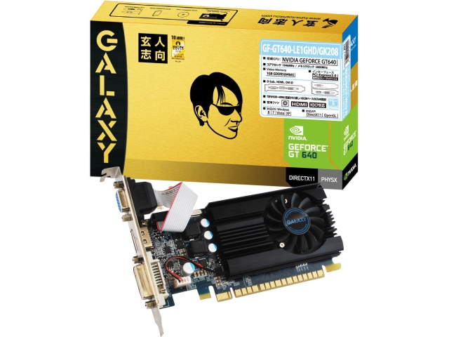 玄人志向 GF-GT640-LE1GHD/GK208 - 製品詳細 | パソコンSHOP