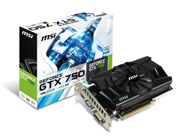 MSI N750-1GD5/OC GeForce GTX 750 1GB 128-bit GDDR5 PCI Express対応