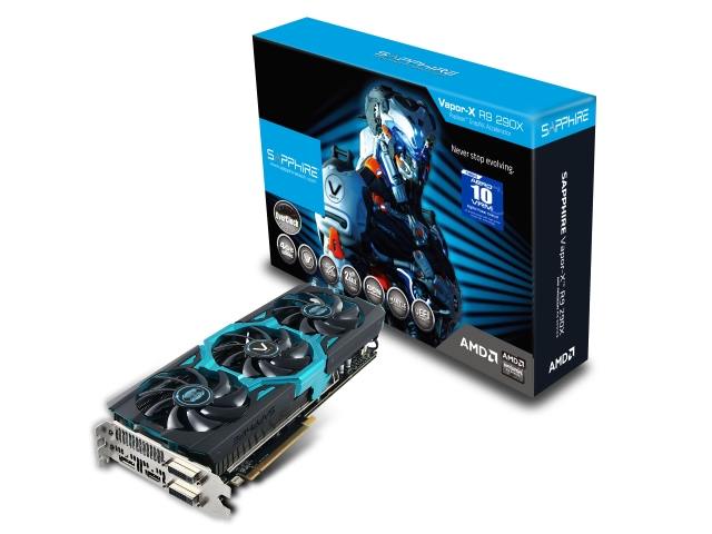 SAPPHIRE VAPOR-X R9 290X 4G GDDR5 PCI-E DUAL DVI-D/HDMI/DP TRI-X
