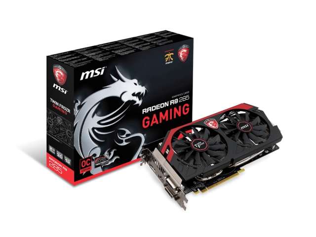 MSI R9 285 GAMING 2G Twin Frozr RADEON R9 285 2GB 256-bit GDDR5