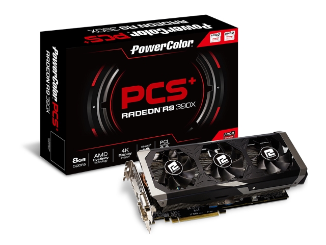 PowerColor PCS+ R9 390X 8GB GDDR5 (AXR9 390X 8GBD5-PPDHE) PCS+