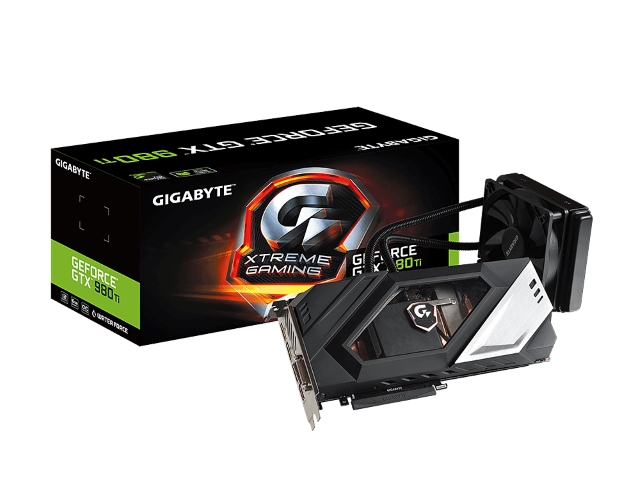 GIGABYTE GV-N98TXTREME W-6GD WATERFORCE GeForce GTX 980Ti 6GB 384