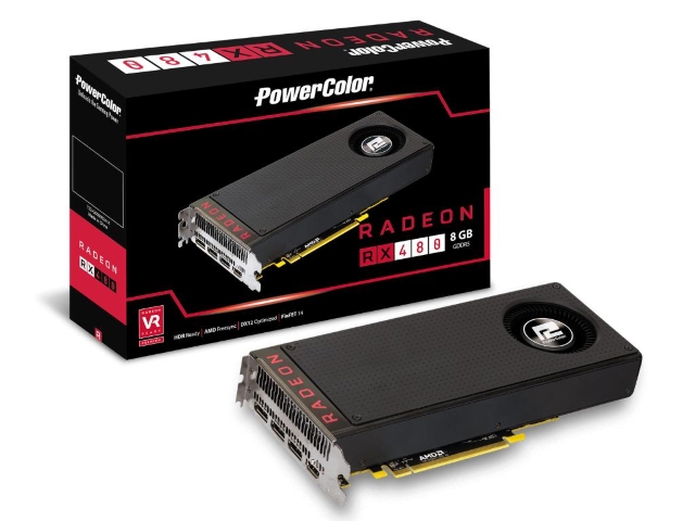 PowerColor RX 480 8GB GDDR5 (AXRX 480 8GBD5-M3DH) RADEON RX
