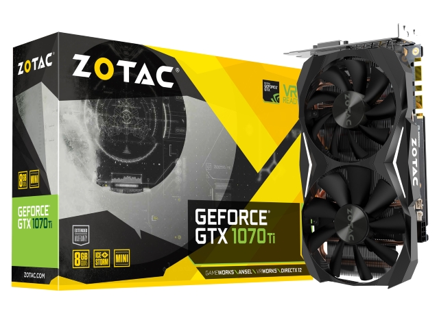ZOTAC ZT-P10710G-10P (GeForce GTX 1070 Ti Mini) ZOTAC/Mini