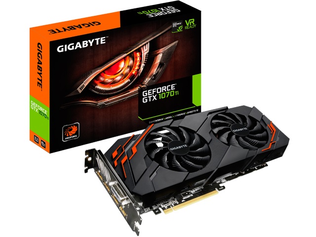 GIGABYTE GV-N107TWF2-8GD (GeForce GTX 1070 Ti WINDFORCE 8G