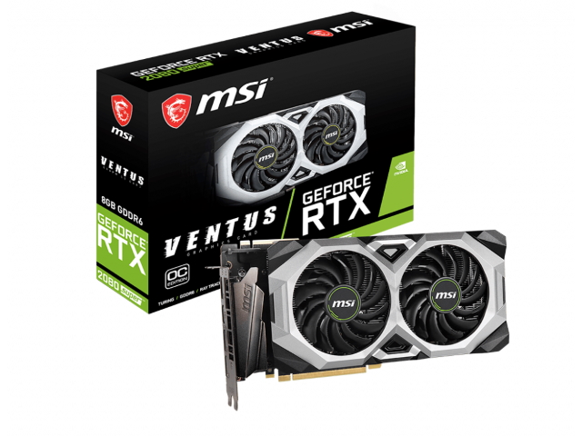 MSI GeForce RTX 2080 SUPER VENTUS XS OC VENTUS GEFORCE RTX