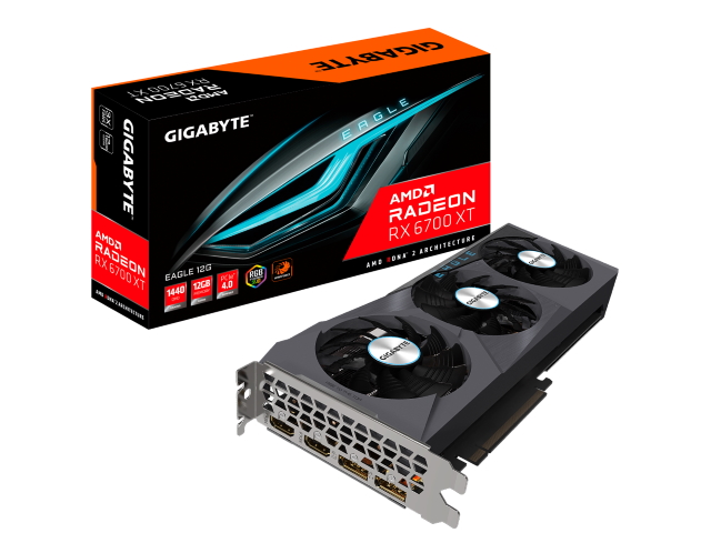 GIGABYTE Radeon RX 6700 XT EAGLE 12G WINDFORCE RADEON RX 6700 XT 
