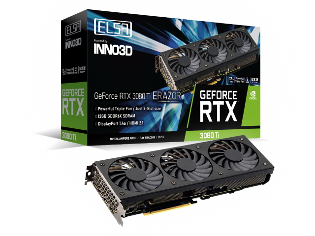 ELSA ELSA GeForce RTX 3080 Ti ERAZOR ERAZOR GEFORCE RTX 3080 Ti