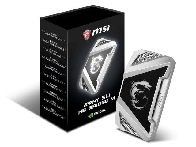 MSI MSI 2WAY SLI HB BRIDGE M SILVER NVIDIA GEFORCE GTX 1080