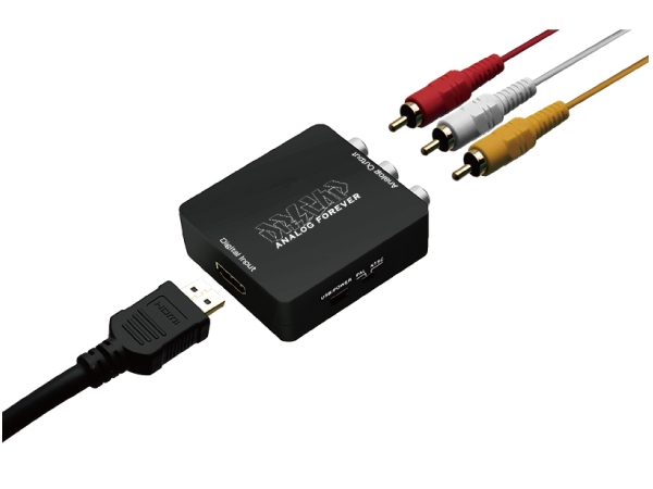 ドリキャプ DC-HDMIRCA HDMI出力映像&音声をコンポジット接続に変換