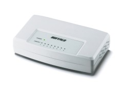 BUFFALO LSW3-TX-8EP/WH 100/10M 8ポート スイッチングハブ