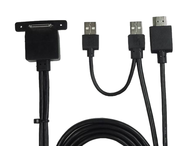 Gechic 1503H ACアダプター電源ケーブル、専用HDMIケーブル GeChic HDMI-A/USB-A Dock Port Cable On-Lap 1503シリーズ用