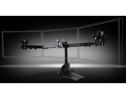 バーゲンで XFX モニターアーム Stand Monitor Display Triple DJ機材