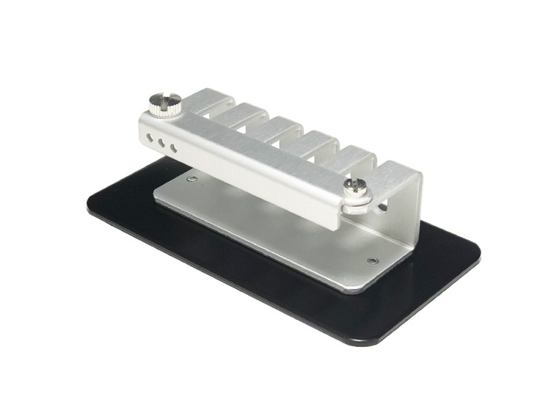 長尾製作所 NB-CAHOLD04-SILVER ケーブルホルダ- デスク式 アルミ製