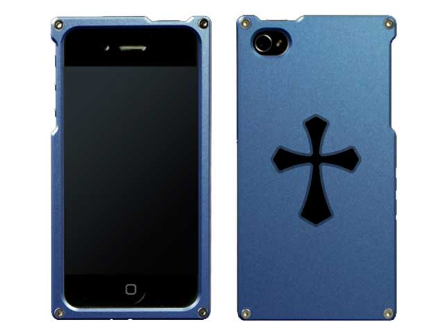 Abee Abee MA-4J13-BL iPhone4専用アルミジャケット type013 ブルー