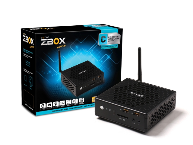 ZOTAC ZBOX CA320 nano Plus Windows 8.1 with Bing (ZBOX-CA320NANO-J