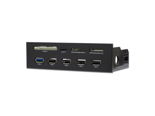 AINEX PF-104CR3 B級品 5インチベイ マルチフロントI/Oパネル - 製品