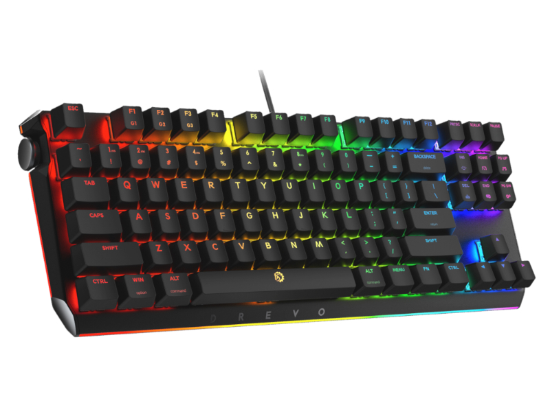 DREVO BladeMaster TE 91K JP Layout Wired Gateron Red Switch 