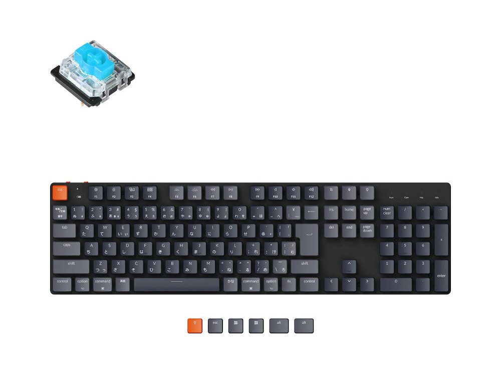 Keychron Keychron K5 SE ワイヤレス・メカニカルキーボード RGB - JIS