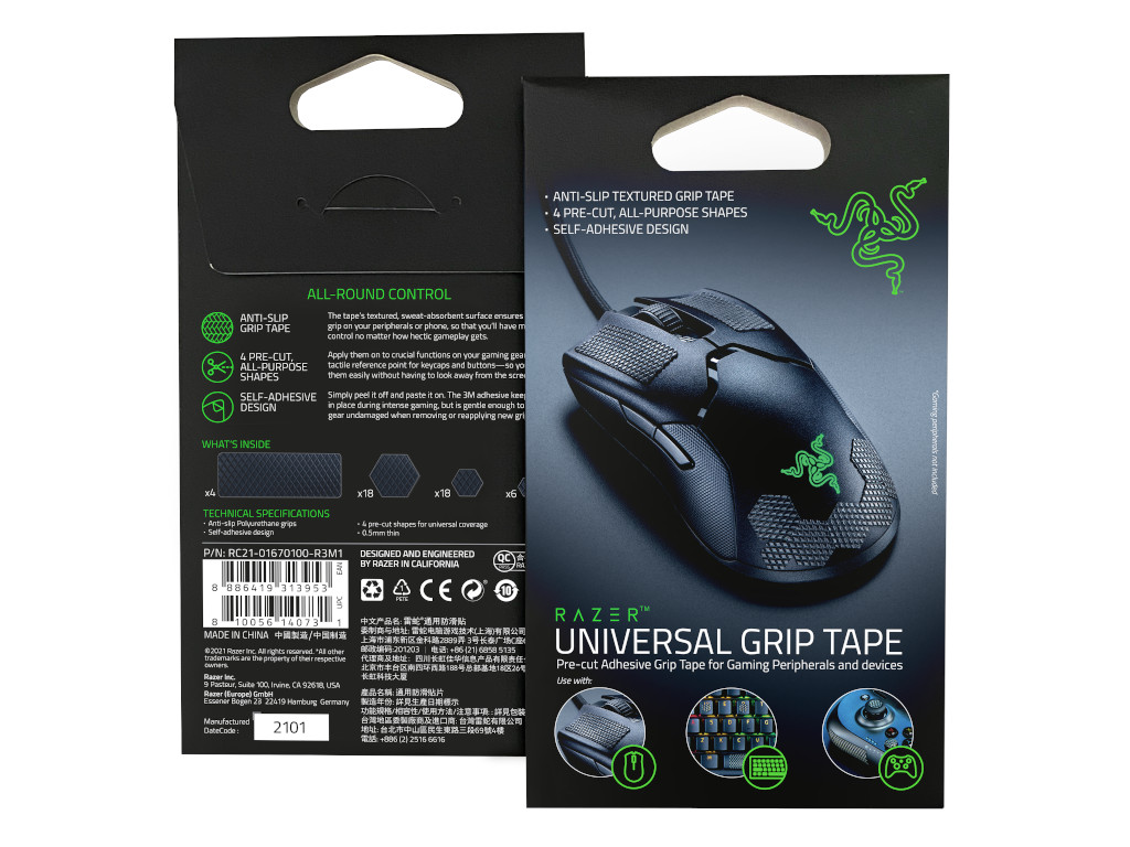 Razer Universal Grip Tape Mouse Grip Tape RC21-01670100-R3M1