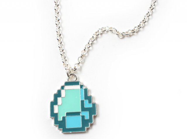 J!NX Minecraft Diamond Pendant Necklace Minecraftシリーズ