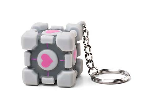 ThinkGeek Portal 2 Vinyl Keychains Companion Cube ポータル2