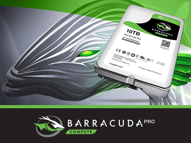 Seagate 10TB HDD BarraCuda Pro 2台セット #6 SeagateデスクトップPC向け3.5インチ10TB HDD「Barracuda Pro HDD